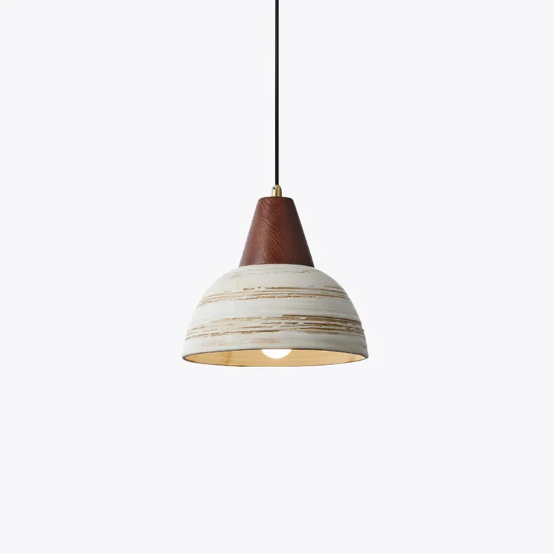 Muto Nordique LED Suspension Métal\\/Céramique\\/Bois Chambre À Coucher