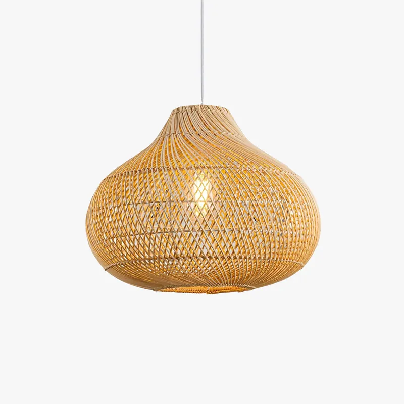 Ritta Design Artisanal LED Suspension Rotin Salon\\/Chambre À Coucher