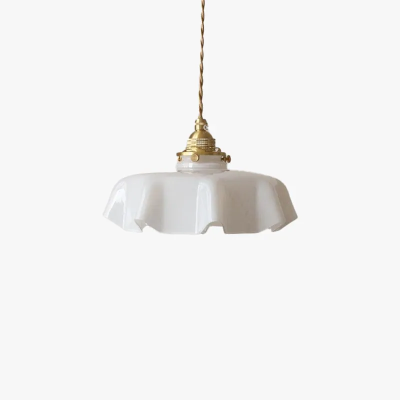 Valentina Vintage LED Suspension Métal\\/Verre Chambre À Coucher