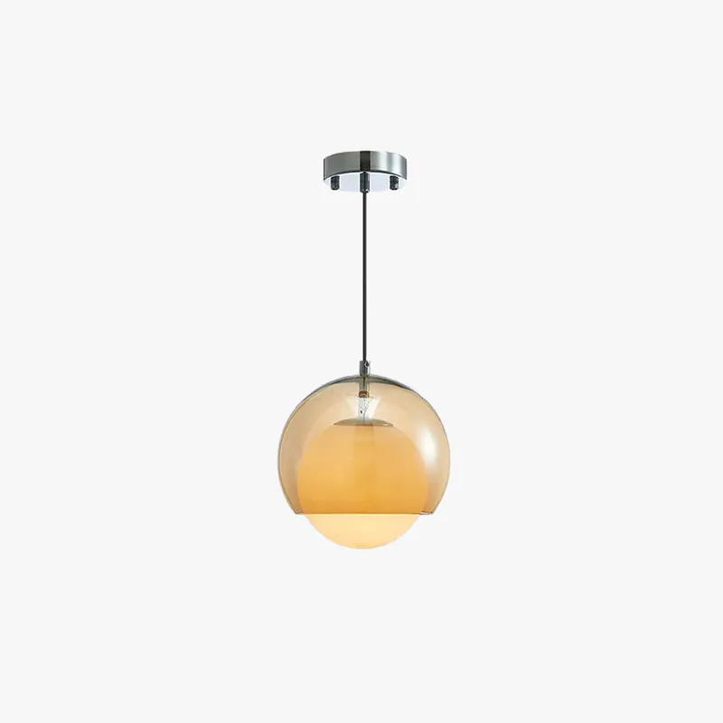 Valentina Minimaliste LED Suspension Métal\\/Verre Chambre À Coucher
