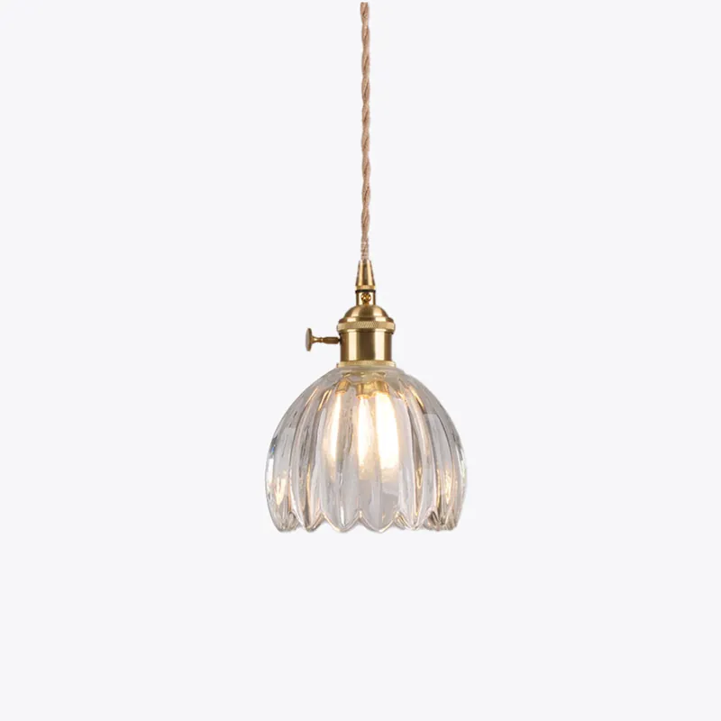 Valentina Rétro LED Suspension Verre Salon