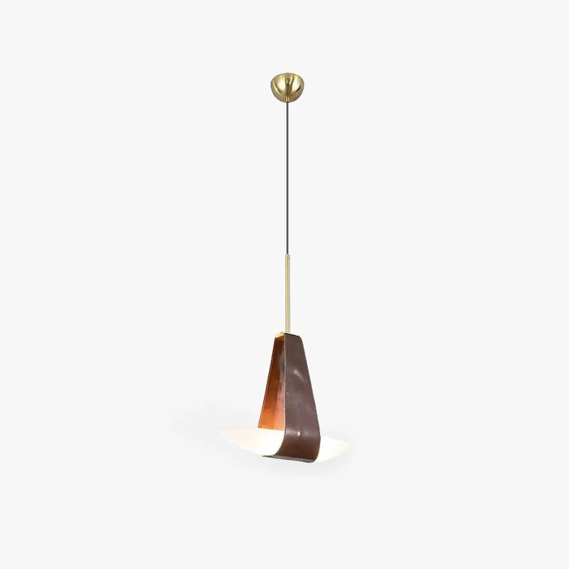 Valentina Suspension Luminaire Industrielle Rouge Verre Métal Salon