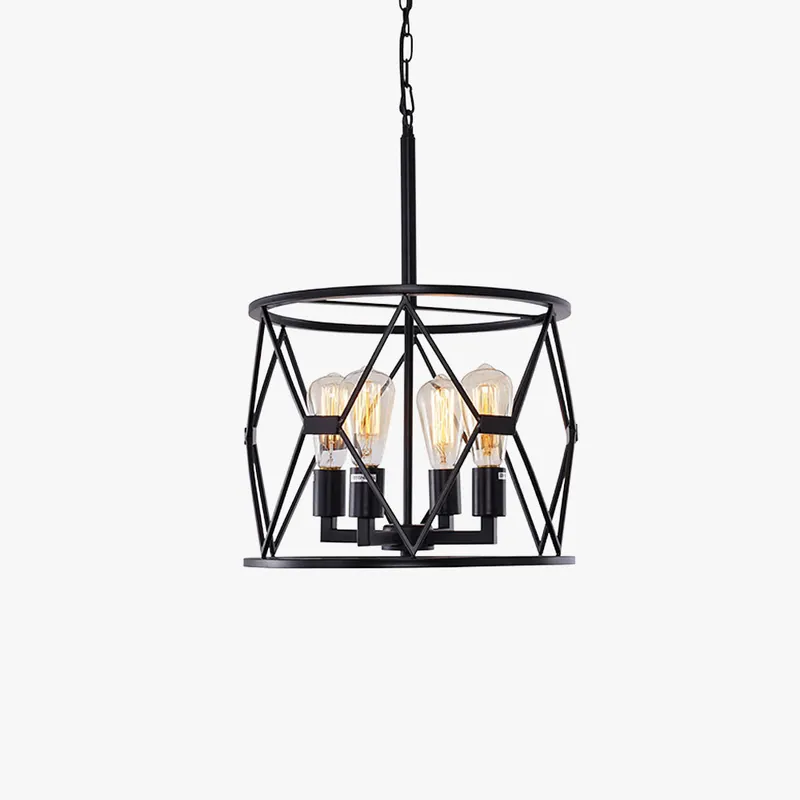 Silva Moderne Industriel LED Suspension Métal Salle À Manger