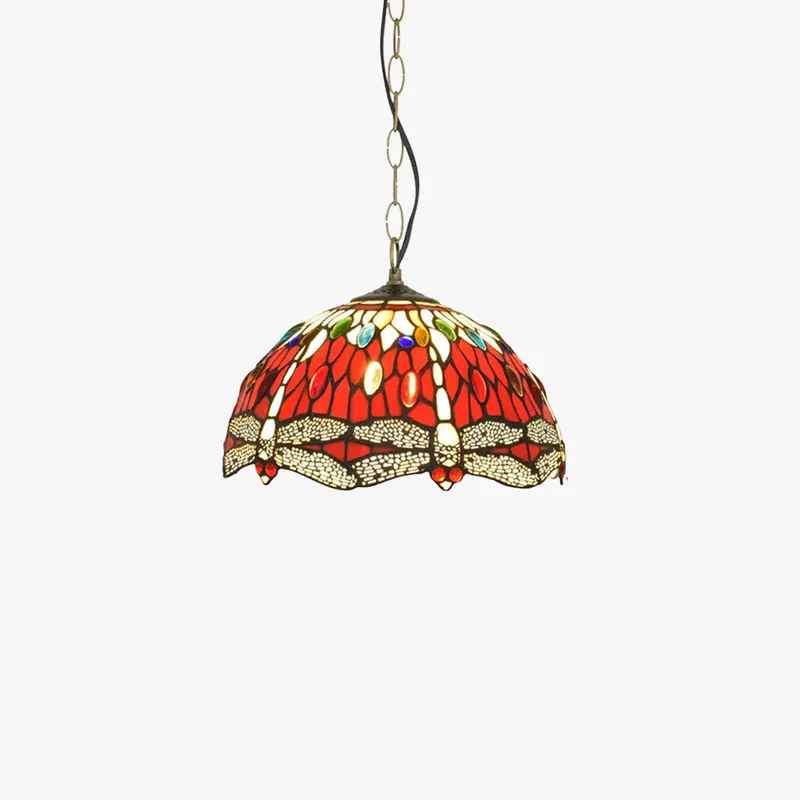Tiffany Vintage LED Suspension Verre Chambre À Coucher\\/Salon