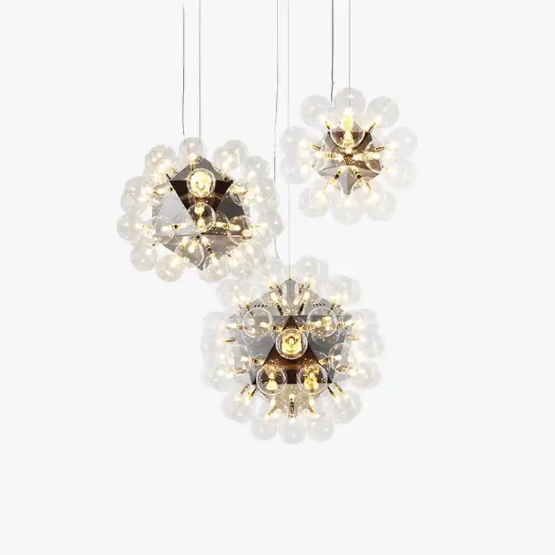 Silva Moderne LED Suspension Métal Verre Chambre À Coucher\\/Salon