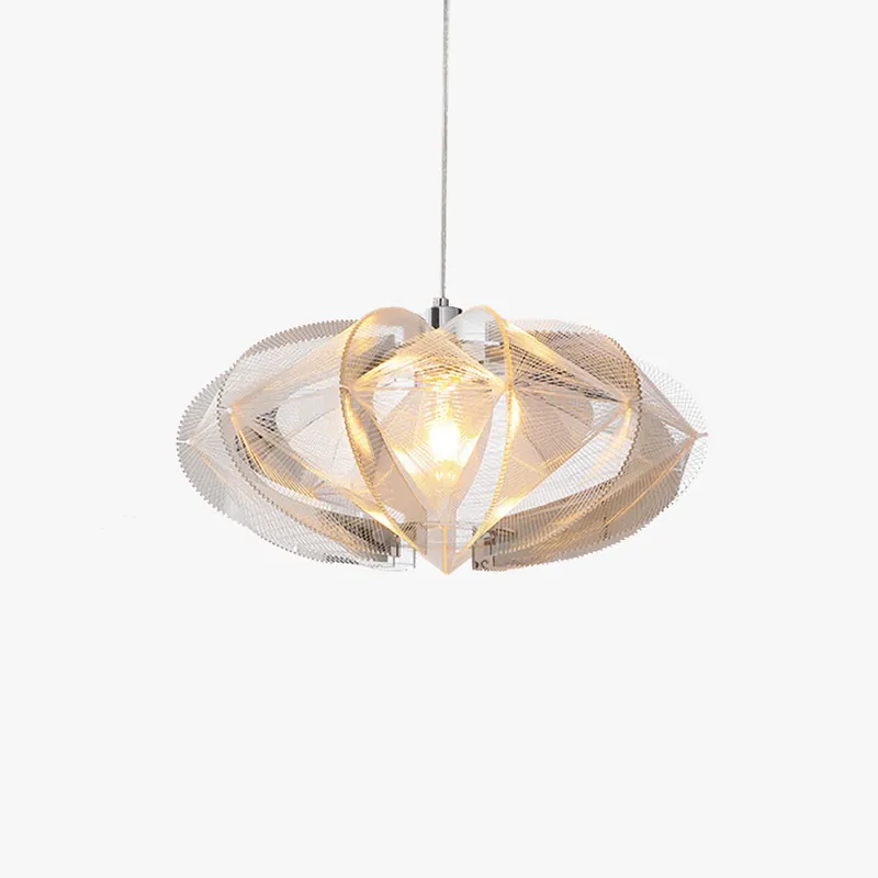 Arisha Moderne LED Suspension Métal\\/Acrylique Salle À Manger