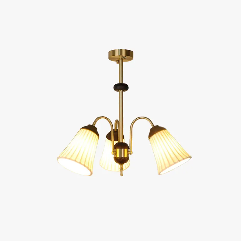 Ray Rétro LED Lustre Or Métal Chambre À Coucher\\/Salle À Manger