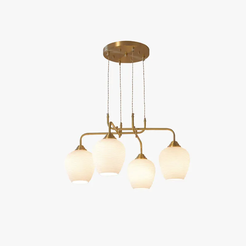Valentina Moderne LED Lustre Or Métal Verre Salon\\/Chambre À Coucher