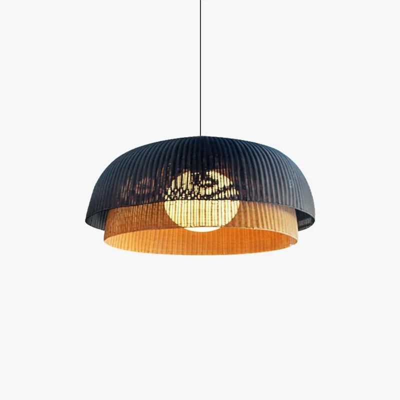 Ritta Cottage LED Suspension Métal\\/Rotin Chambre À Coucher\\/Salle À Manger