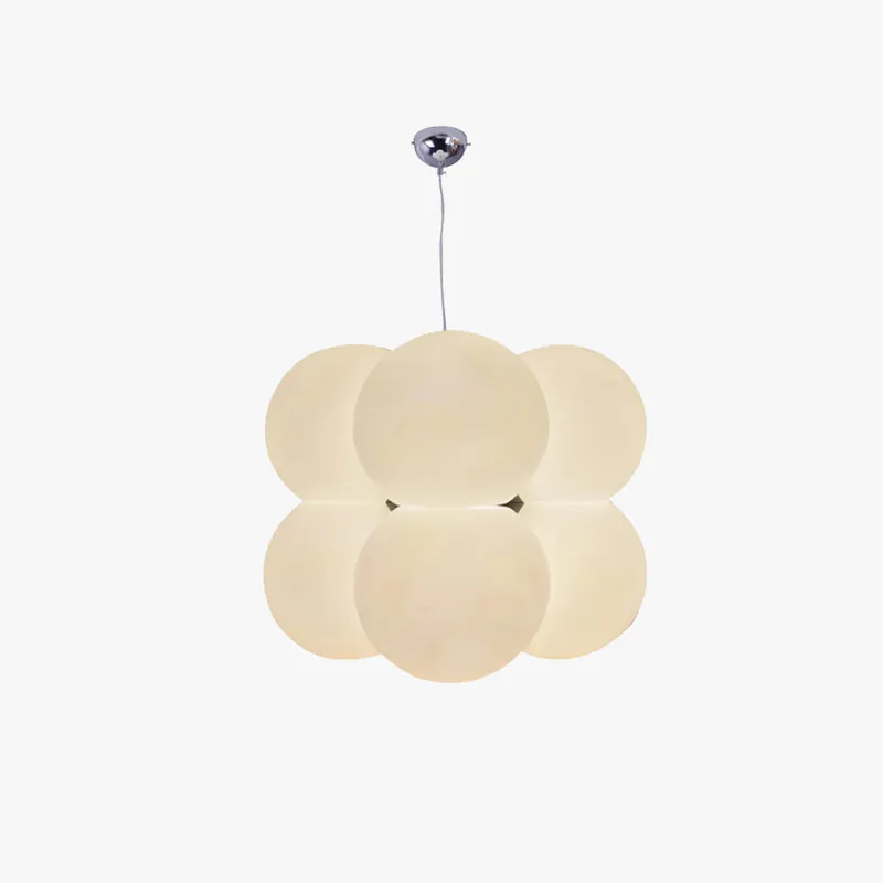 Valentina Minimaliste Sphère Suspension Blanc Métal\\/Acrylique Salle À Manger