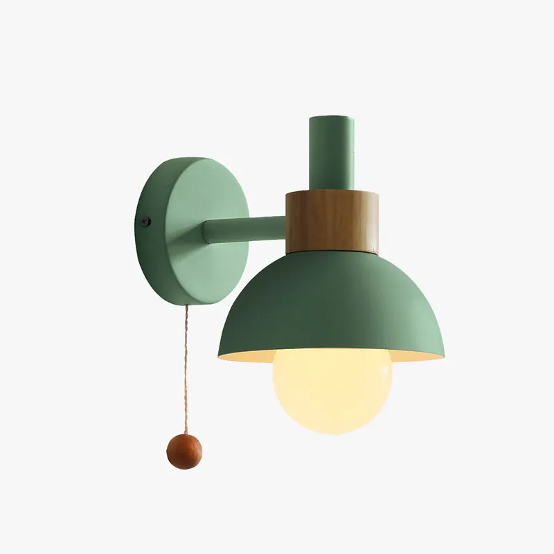 Valentina Moderne LED Applique Murale Métal\\/Verre Chambre à coucher Blanc\\/Jaune\\/Rose\\/Vert