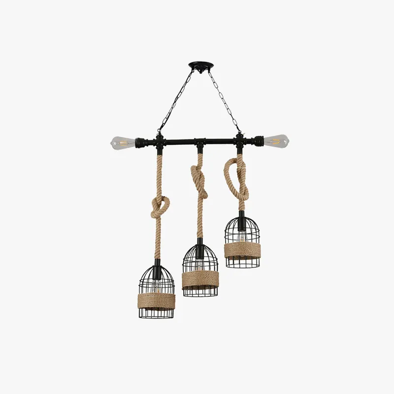 Epoch Suspension LED Rétro en Métal Noir Pour Café\\/Bar\\/Salle à Manger