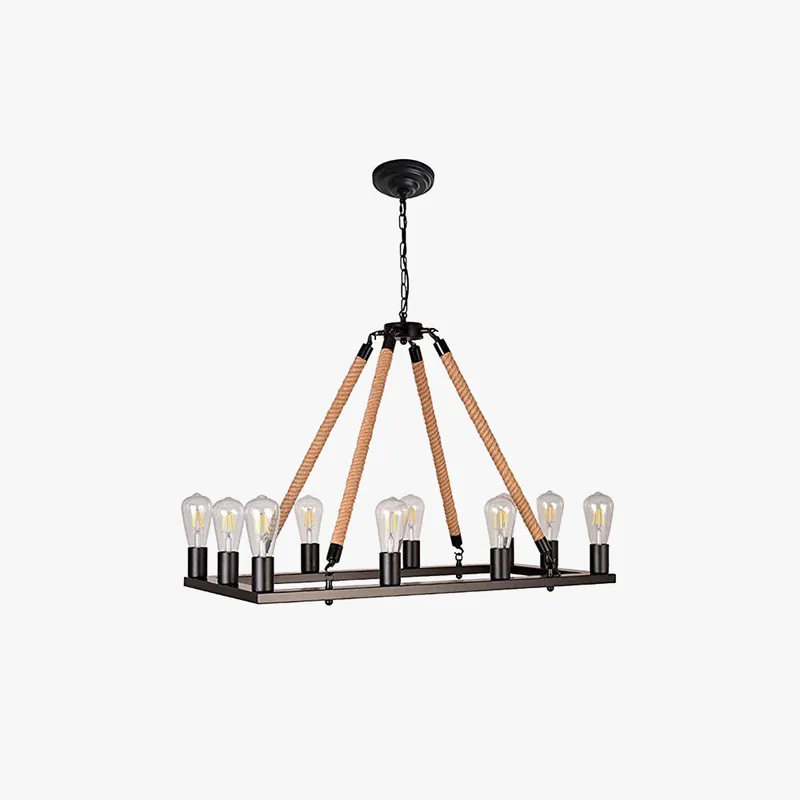 Epoch Design LED Vintage Industrielle Lampe Suspension En Métal Restaurant Bar