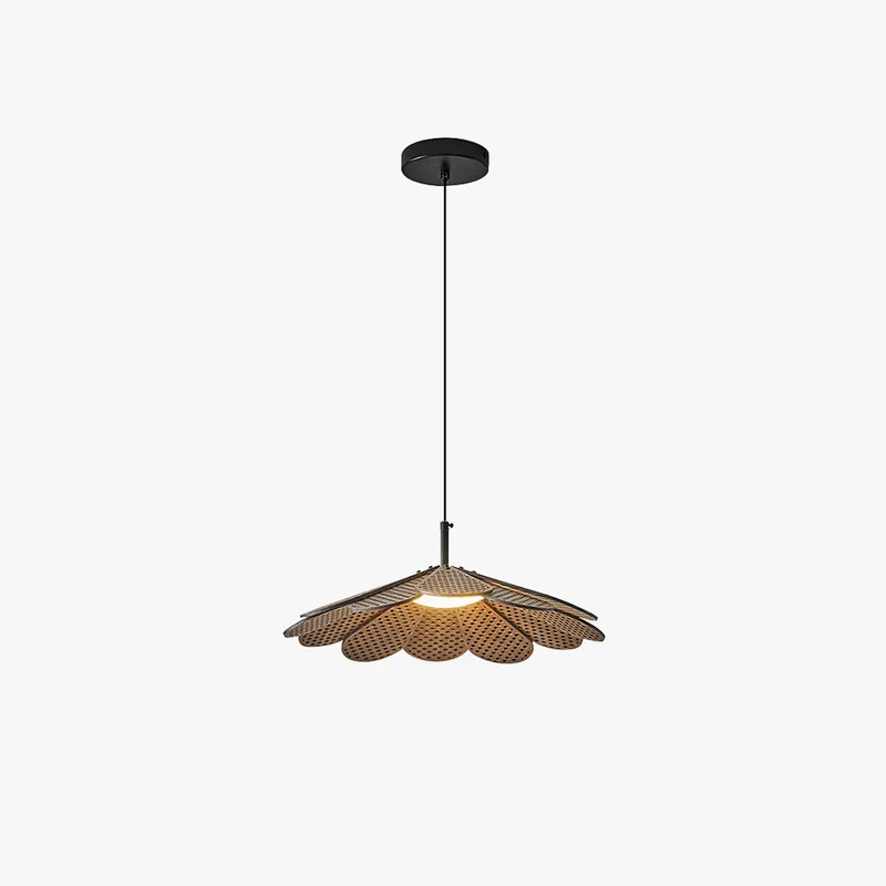 Ritta Vintage LED Suspension Noyer Bois Chambre À Coucher\\/Bar