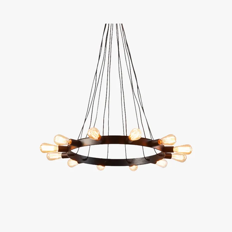 Silva Vintage LED Lustre Marron Métal Salon\\/Bar\\/Salle À Manger