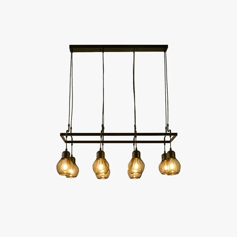 Silva Vintage Long Tête Multiple Lustre Salle À Manger\\/Salon\\/Bar