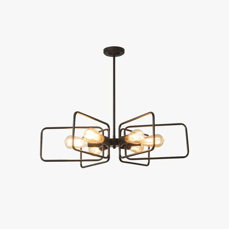 Silva Industriel LED Suspension Noir Métal Salon\\/Chambre À Coucher