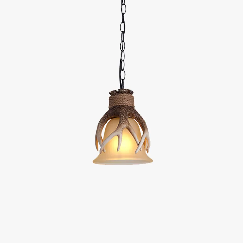 Silva LED Suspension Marron Verre Bar\\/Salle À Manger\\/Salon