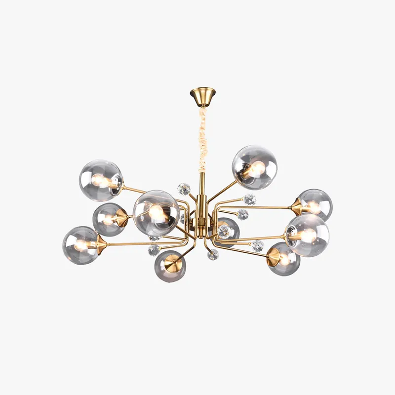 Valentina Moderne Nordique Lustre Clair\\/Grisl Salon\\/Chambre à Coucher