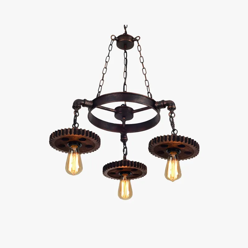 Silva Industriel Suspension Métal Bronze Chambre à Coucher