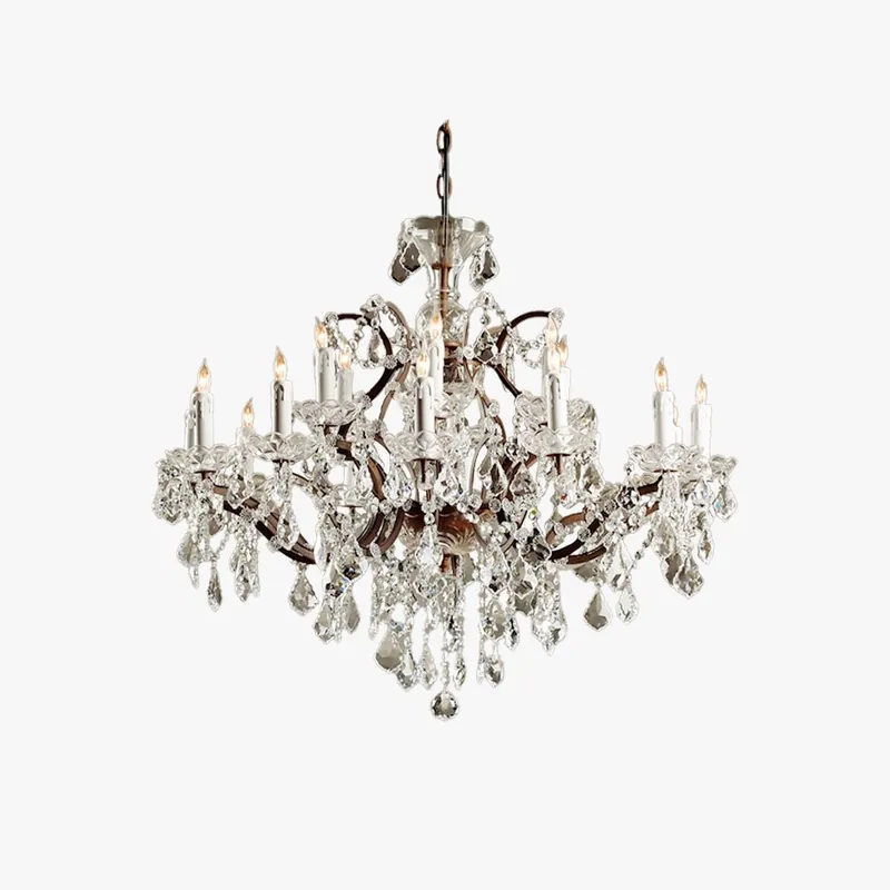 Silva Lustre décoratif Moderne, Métal\\/Cristal, Rouille, Salon