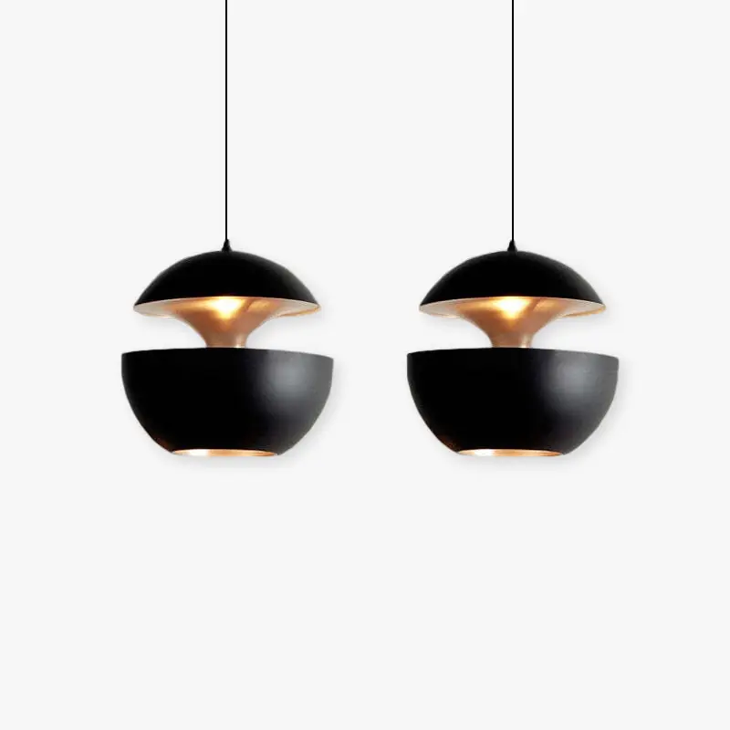 Arisha Suspension LED, Noir & Blanc, D 25\\/35CM