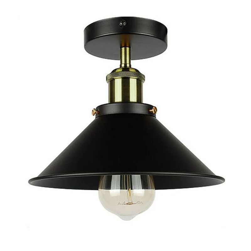 Epoch Suspension Cône Industriel, Métal\\/Verre, Noir\\/Bronze, Salon