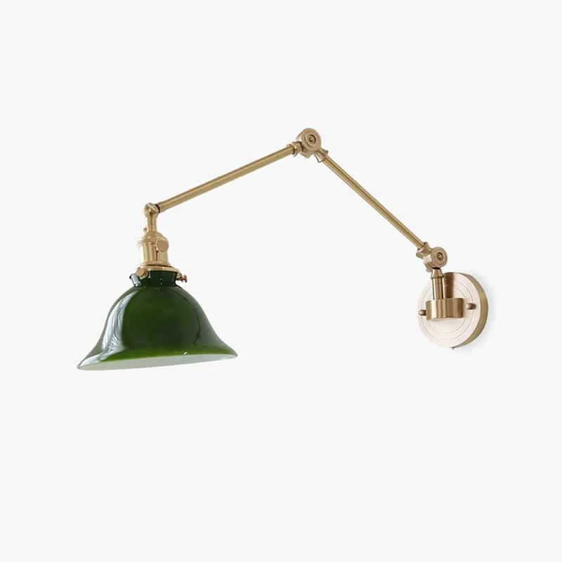 Epoch Applique Murale Vintage\\/Pliable, Vert\\/Blanc, Métal, Chambre