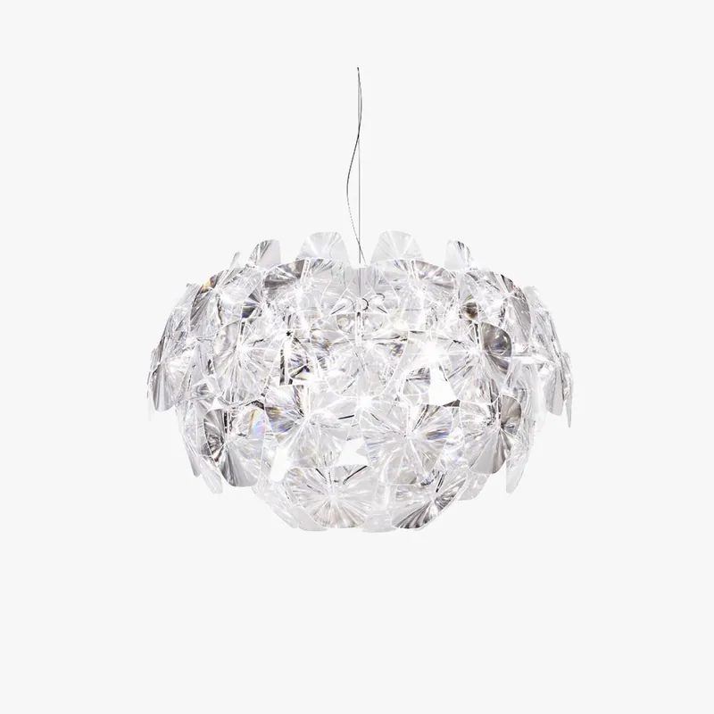 Arisha Suspension Globe Moderne, Metal\\/PVC, Transparent, Chambre