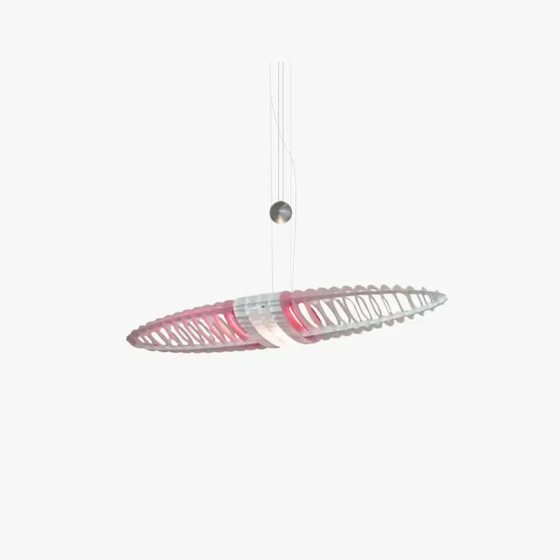 Arisha Suspension Feuille Contemporaine, Acier Inoxydable\\/Acrylique, Chambre