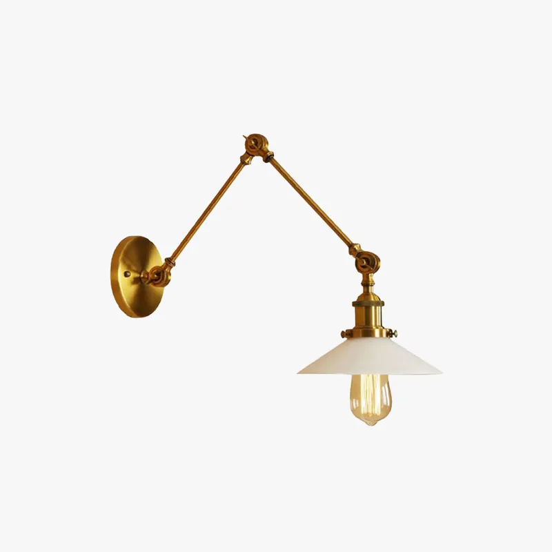 Silva Applique Murale Réglable Rétro, Métal, Bronze\\/Laiton, Couloir