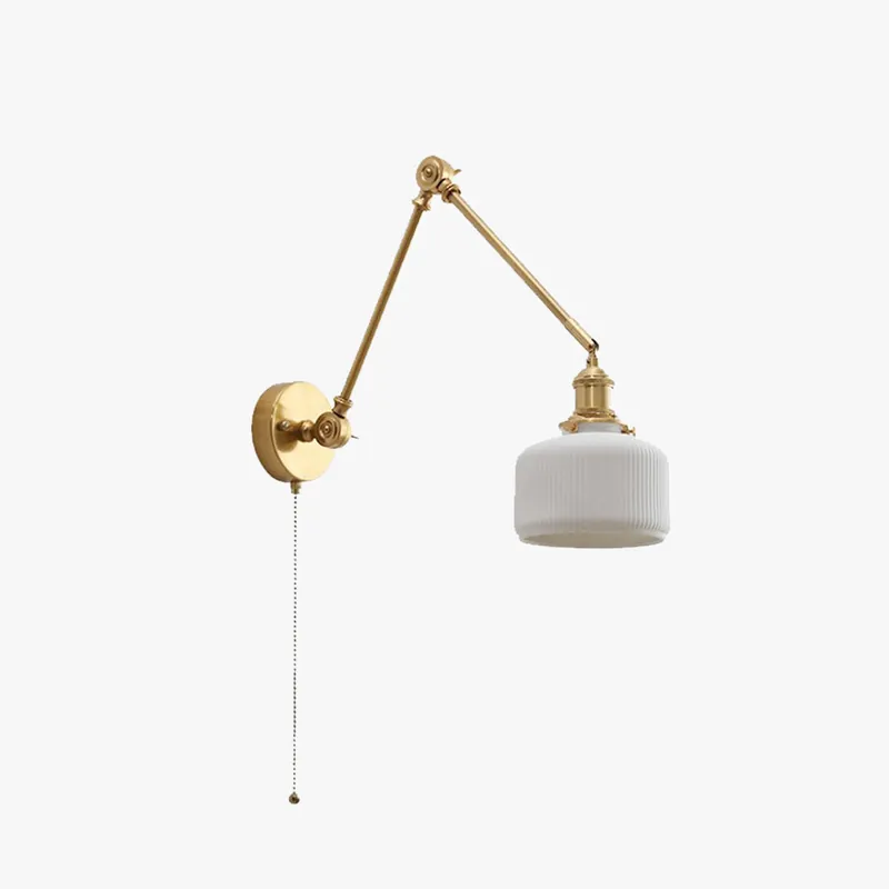 Epoch Applique Murale Orientable Minimaliste, Métal\\/Céramique, Blanc