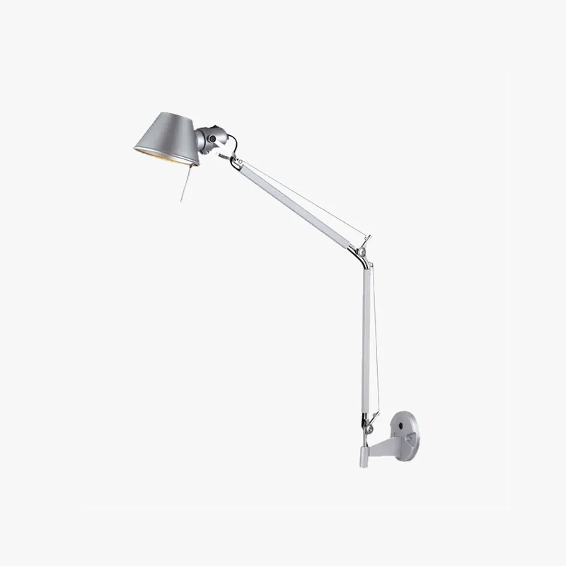 Epoch Applique Murale Réglable Industrielle, Argent, Bureau