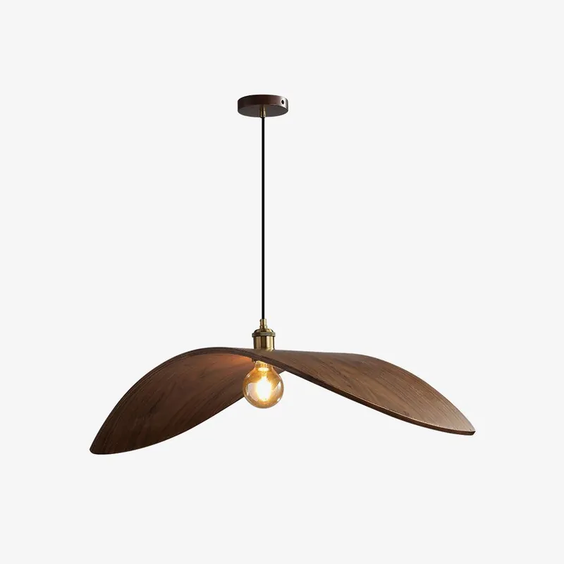 Muto Suspension Incuvré Minimaliste, Metal\\/Bois, Bois, Chambre