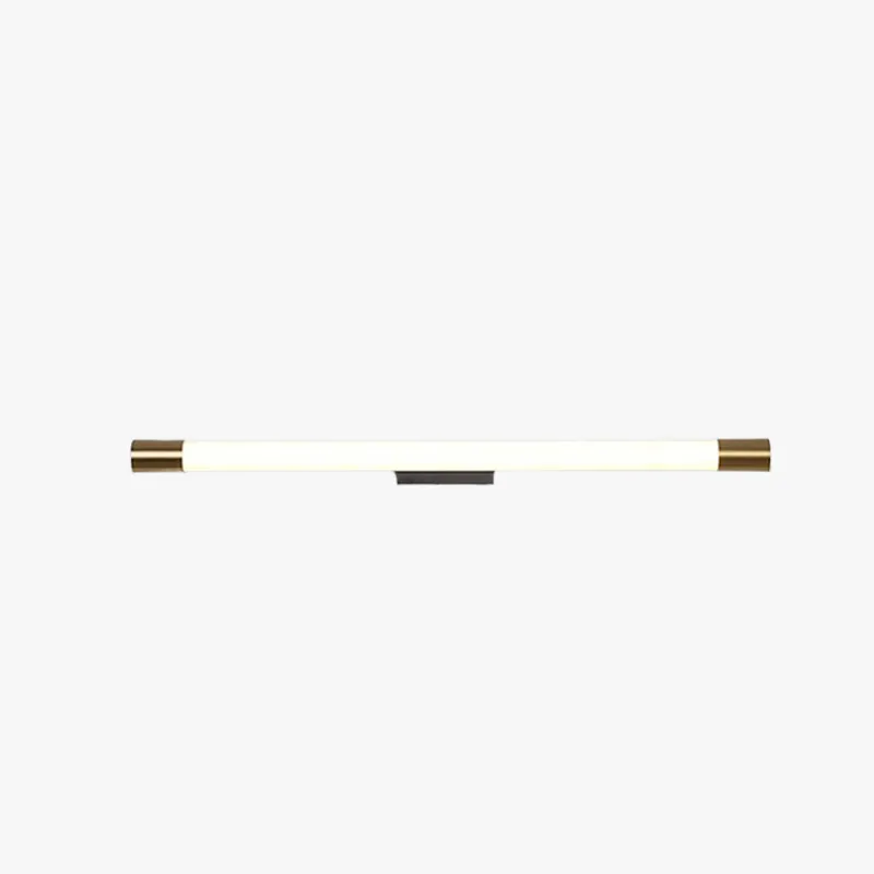 Ray Applique Murale Linéaire Simple, Métal\\/Acrylique, Blanc, Salle de Bain