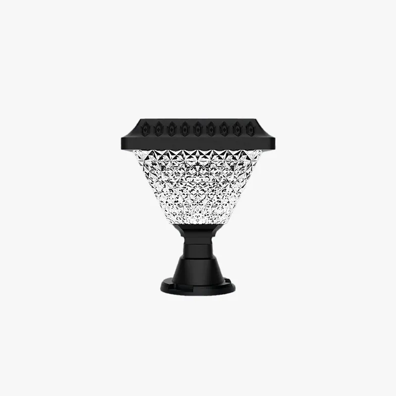 Ray Lampe de Poteau Solaire Géométrique