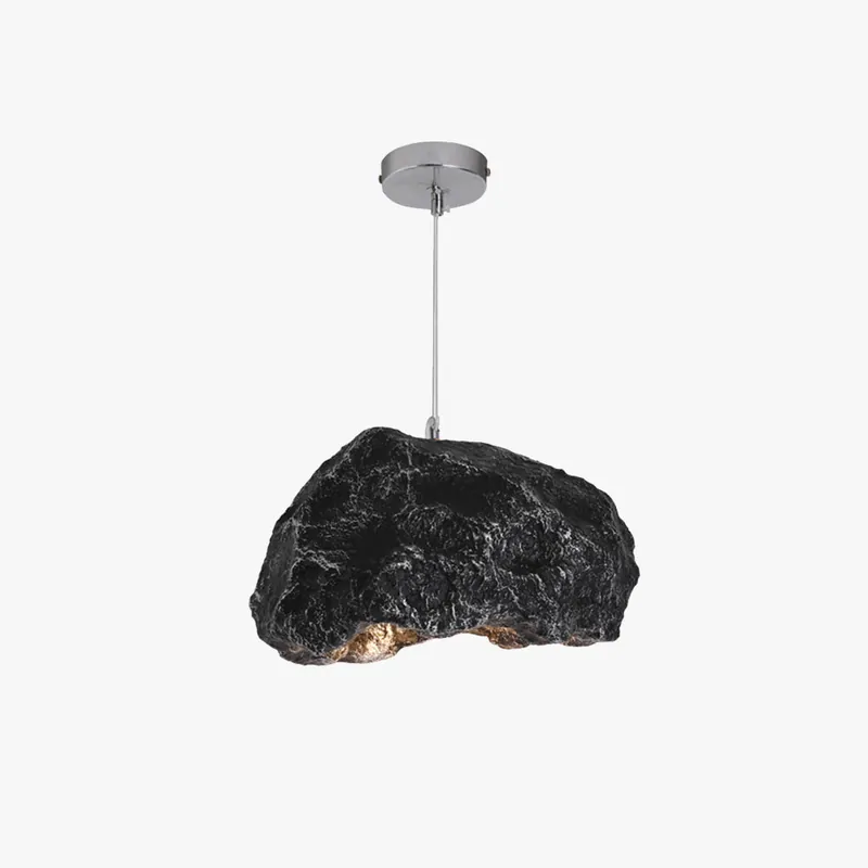 Avi Suspension Irrégulier Naturelle, Résine\\/Acrylique, Gris\\/Noir, Chambre