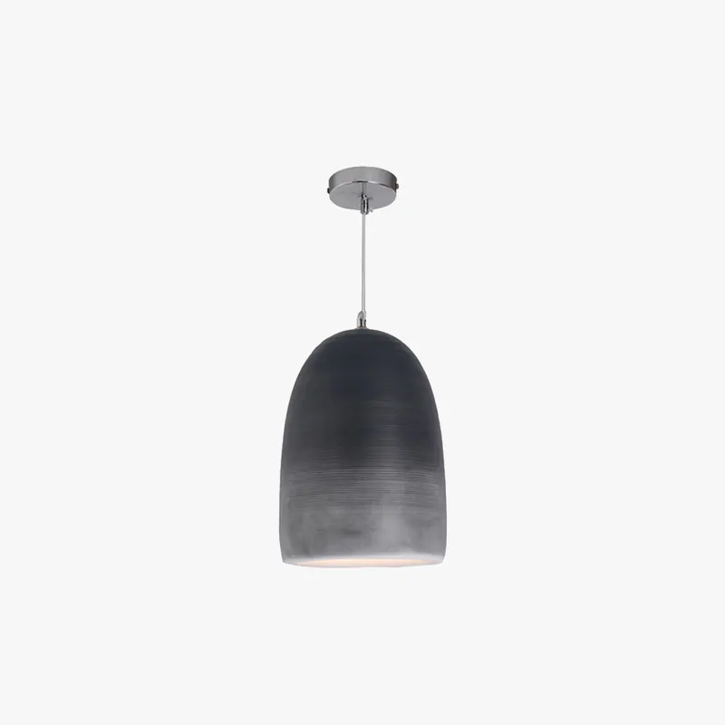 Arisha Suspension Pot Naturelle, Résine\\/Acrylique, Bleu\\/Noir\\/Gris, Chambre