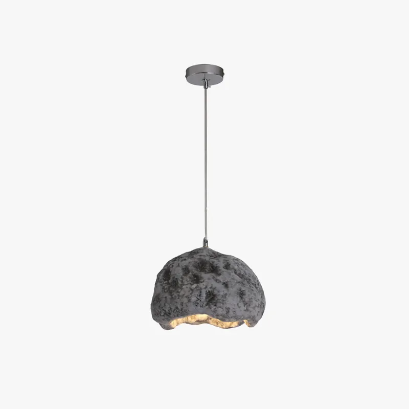 Avi Suspension Irrégulier Naturelle, Résine\\/Acrylique, Bois\\/Gris\\/Laiton, Chambre