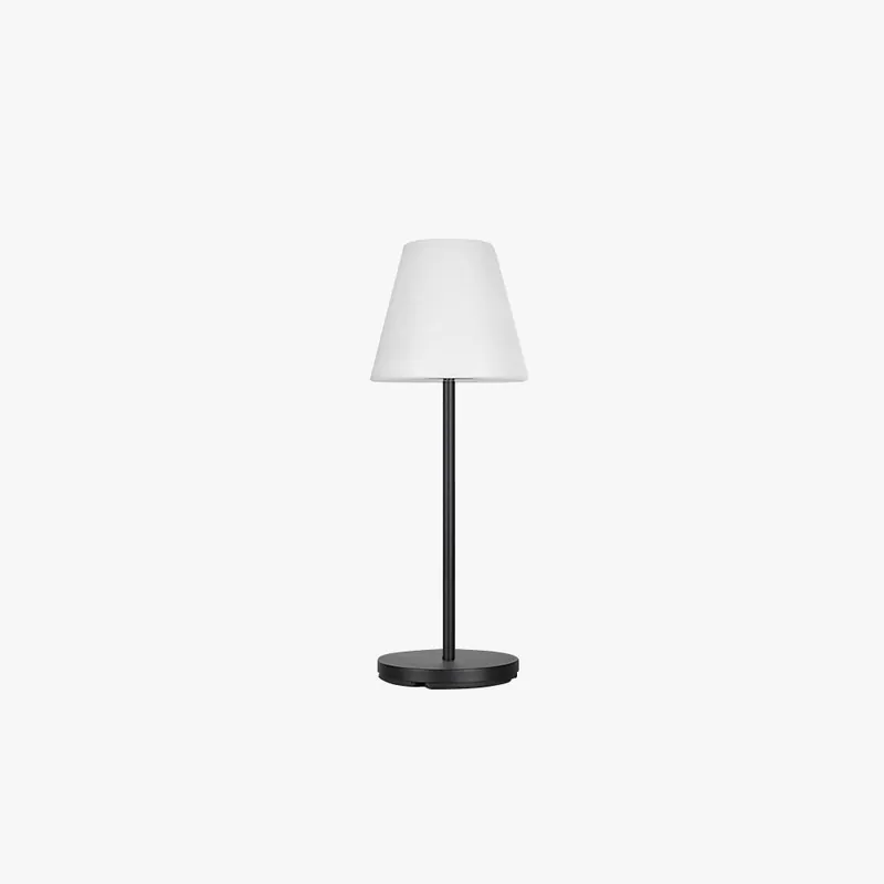Tiffany Lampadaire Moderne, Métal\\/Acrylique, Blanc, Extérieur