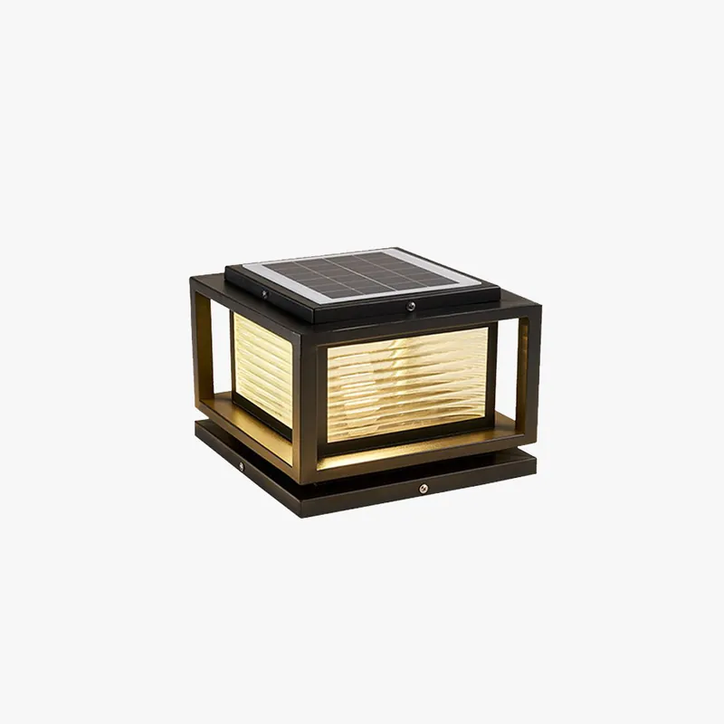 Ray Lampe Solaire de Poteau, Noire, L 25\\/30\\/38CM