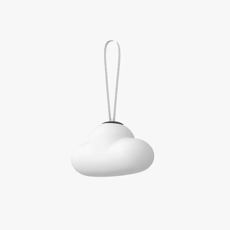 Aria Suspension Extérieure Nuage Moderne, Métal\\/Acrylique, Blanc, Jardin