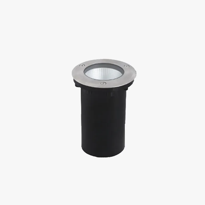 Ray Éclairage Escalier Extérieur\\/Lampe Extérieure Rond Moderne, Métal\\/Verre, Noir, Cour