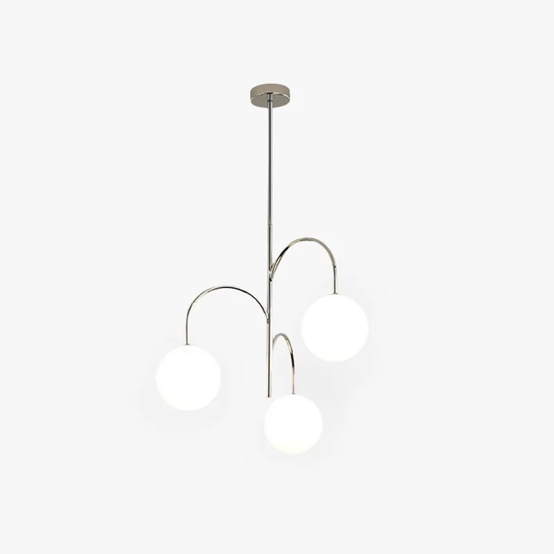 Valentina Suspension Multi Moderne, Metal\\/Verre, Blanc, Chambre