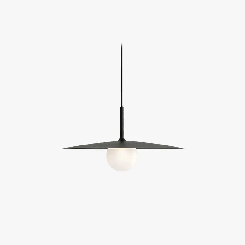 Arisha Suspension Dôme Moderne, Métal \\/Verre, Noir\\/Blanc\\/Grise, Chambre