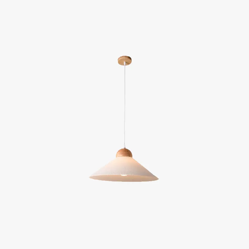Muto Suspension Bol Moderne, Bois\\/Verre, Marron, Salon