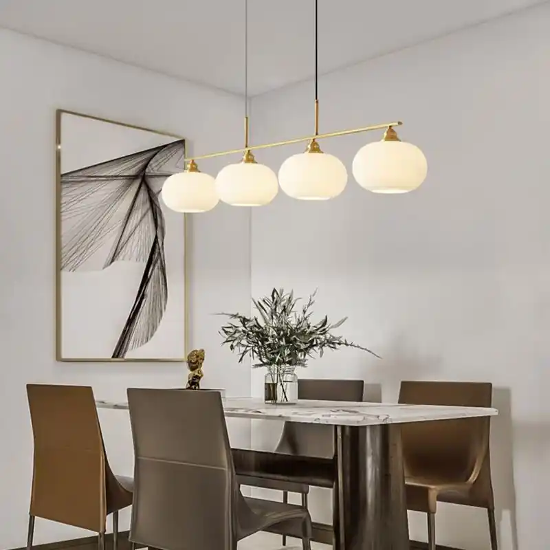 Valentina Suspension Multi Moderne, Métal\\/Verre, Noir\\/Or, Salon