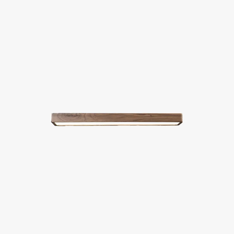 Muto Plafonnier Rectangulaire Moderne, Bois\\/Acrylique, Bois, Salon