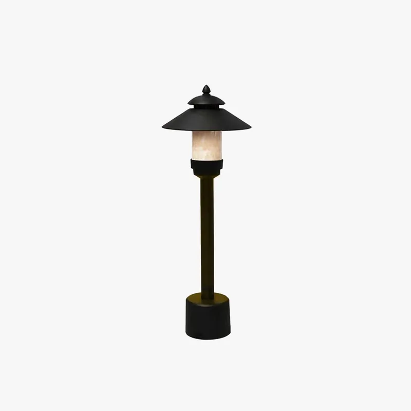 Arisha Extérieure Chapeau Minimaliste, Métal\\/Marbre, Noir, Extérieur