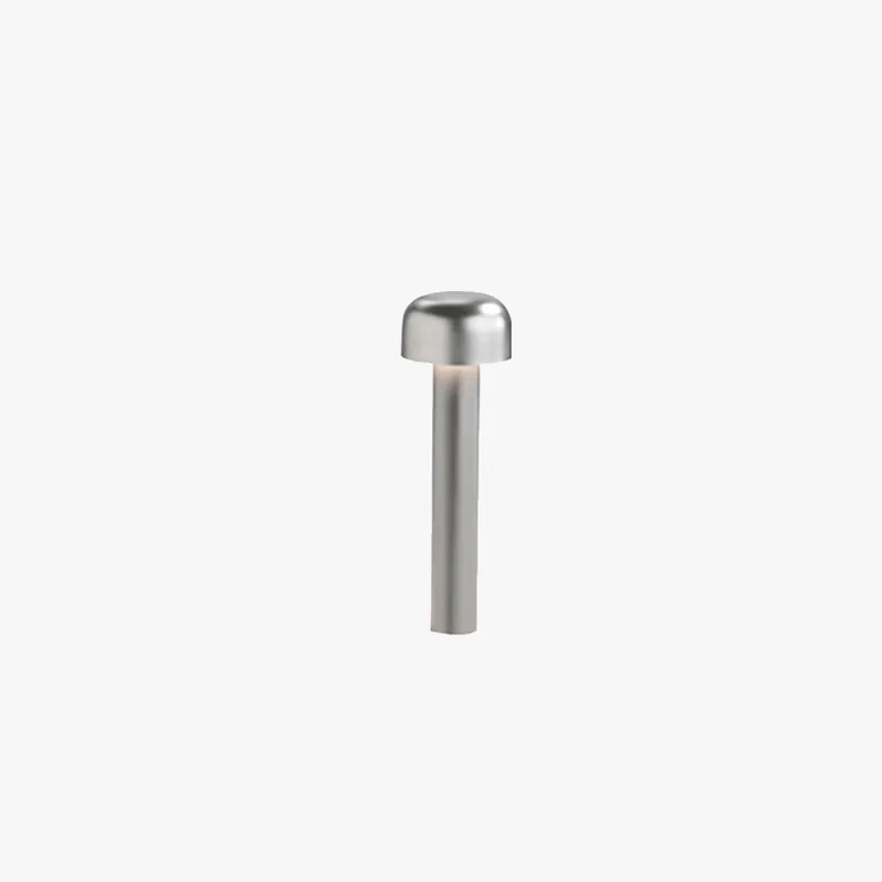 Ray Extérieure Champignon Moderne, Métal, Argent\\/Noir, Extérieur